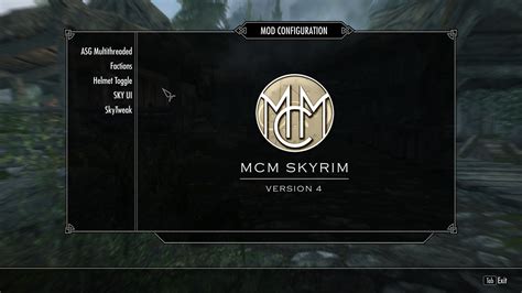 About this mod. . Mcm skyrim